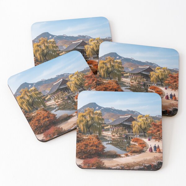 Item preview, Gyeongbokgung Palace in Autumn - Fall Foliage and Royal Heritage in Seoul designed and sold by SOOstudio73.