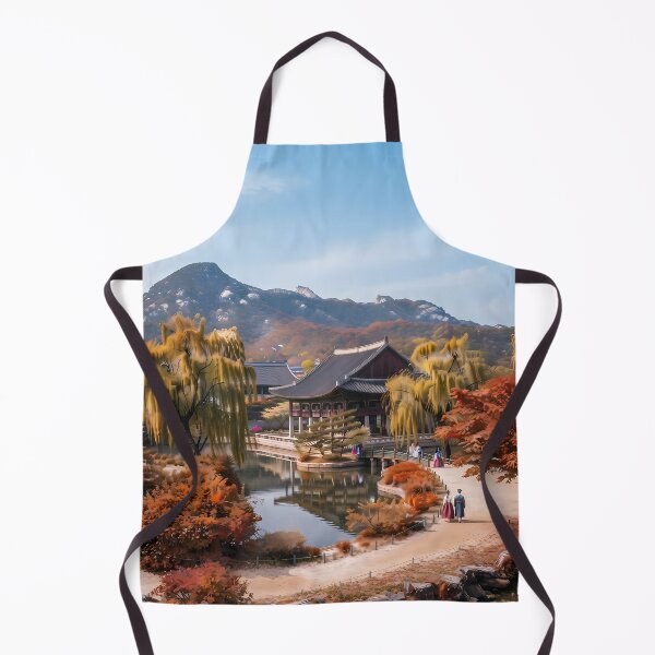 Item preview, Gyeongbokgung Palace in Autumn - Fall Foliage and Royal Heritage in Seoul designed and sold by SOOstudio73.