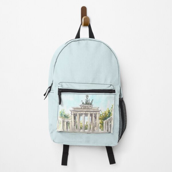 Item preview, Berlin Brandenburg Gate, hand drawn watercolor sketch designed and sold by BartolArt.