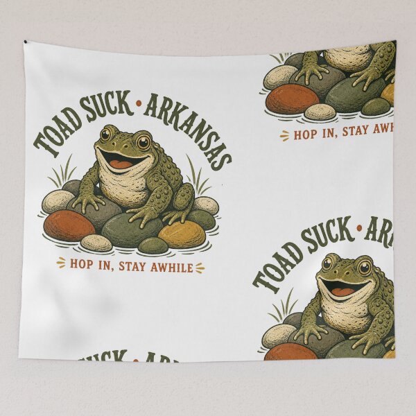 Item preview, Toad Suck Arkansas Vintage Funny Travel Souvenir designed and sold by HROC.