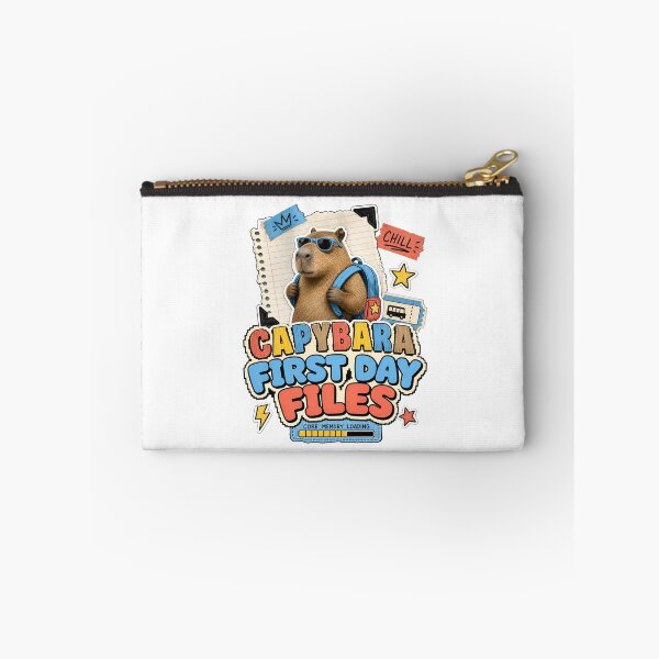 Item preview, Back to School – Capybara First Day Files designed and sold by Fenay Designs.