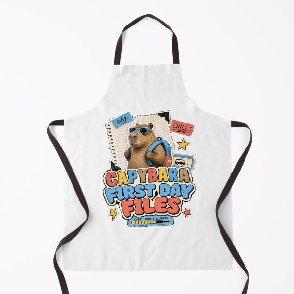 Item preview, Back to School – Capybara First Day Files designed and sold by Fenay Designs.