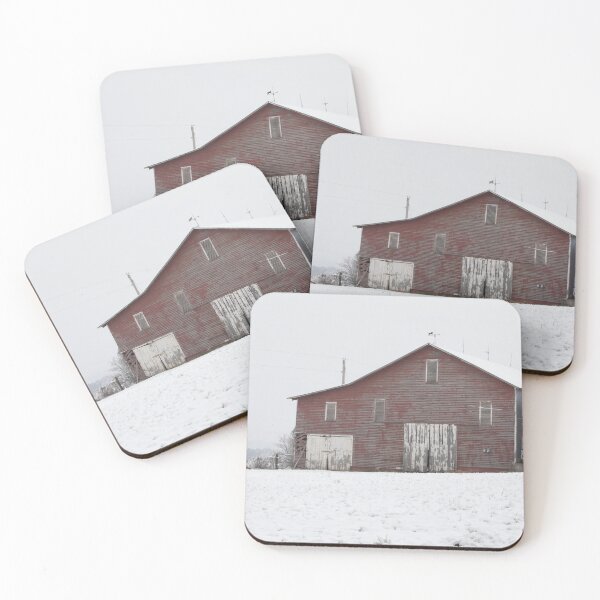 Item preview, Red Barn in the Snow designed and sold by NateNelsonPhoto.