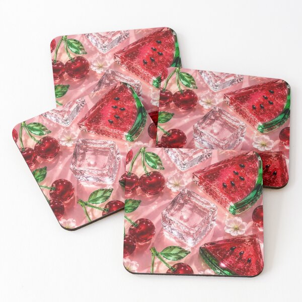 Item preview, Cherry Watermelon Summer Pattern designed and sold by EatPrayLive.
