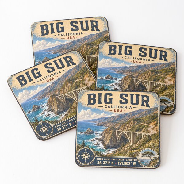 Artikelvorschau, Big Sur, Kalifornien entworfen und verkauft von naturalsurvival.