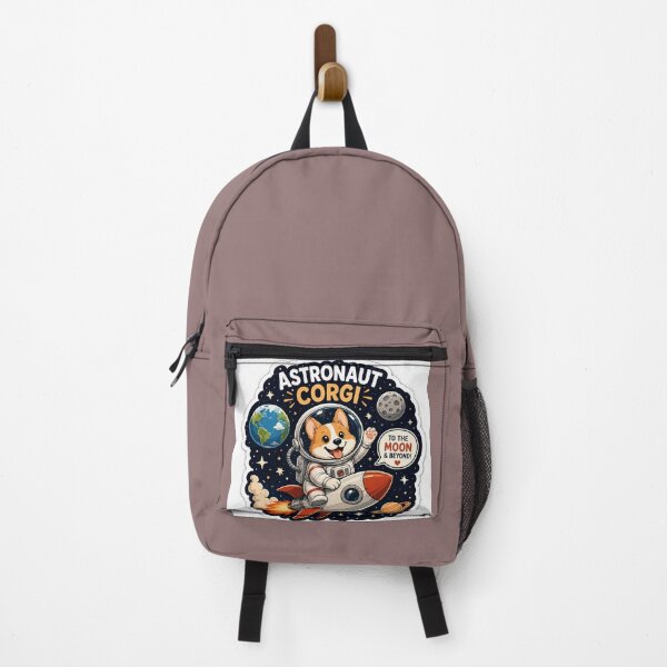 Item preview, Astronaut Corgi Sticker | Cute Space Dog | To The Moon & Beyond | Rocket Corgi Laptop Sticker designed and sold by GenZStickerHub1.