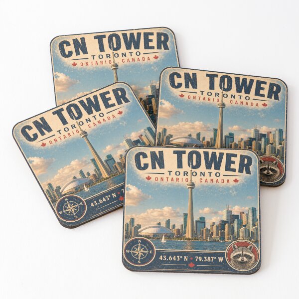 Item preview, CN Tower Toronto Vintage Travel designed and sold by naturalsurvival.