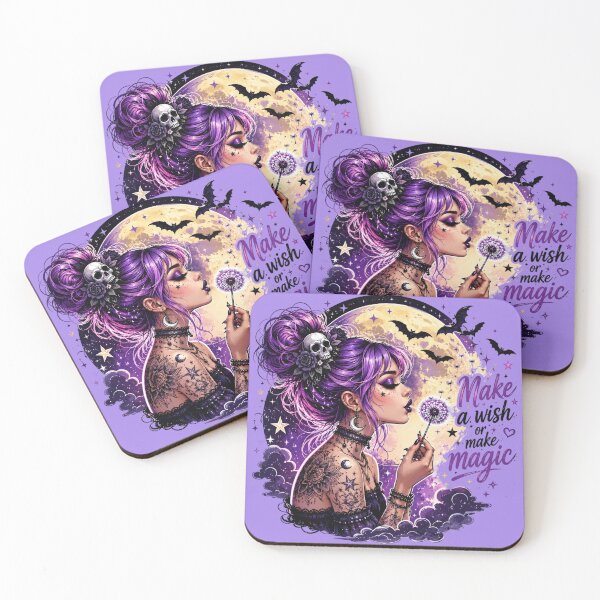 Item preview, Cool Gothic Witch Make A Wish Or Make Magic designed and sold by legendaryskins.