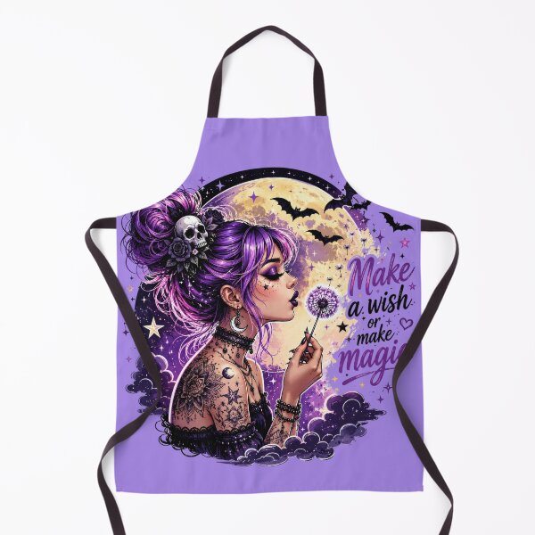 Item preview, Cool Gothic Witch Make A Wish Or Make Magic designed and sold by legendaryskins.