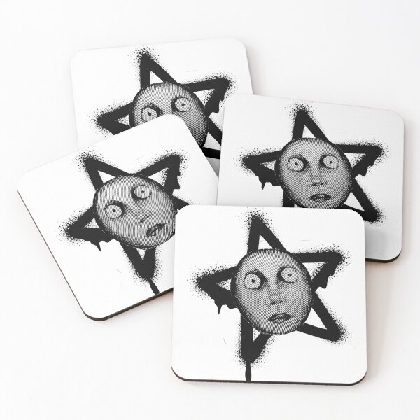 Item preview, star creepy guy sticker. designed and sold by Earlrose.