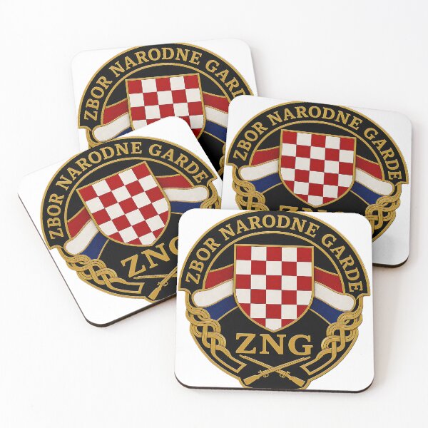 Item preview, ZNG Croatian National Guard Vintage Military Emblem | Croatian Homeland War Tribute designed and sold by BicbA-shophr.