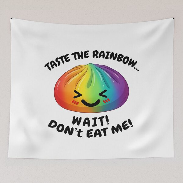 Item preview, Kawaii Rainbow Dumpling squishy Bao raviolo txt designed and sold by made4K.