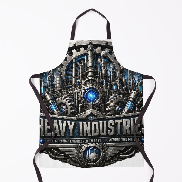Item preview, Steel Emblem Heavy Industries | Premium Industrial Factory Badge | Mechanical Steel Logo designed and sold by SteelCoat Studio.