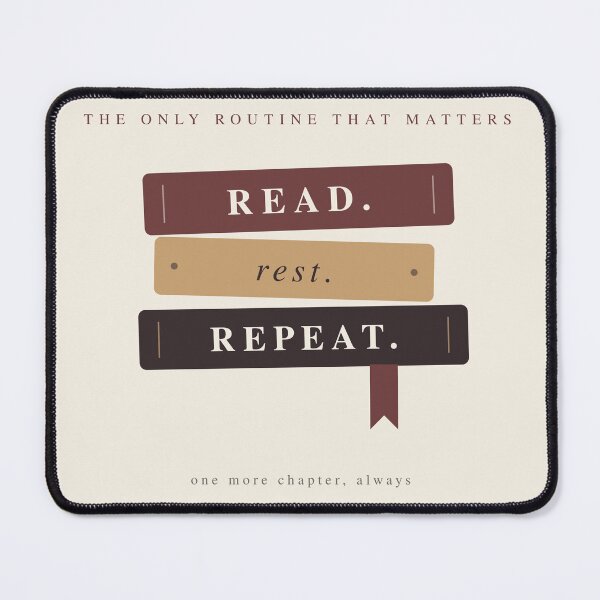Item preview, Read Rest Repeat — Book Lover Stacked Books Design designed and sold by corevork.