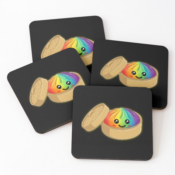 Item preview, Kawaii Rainbow Dumpling squishy Bao raviolo rainbow unboxing designed and sold by made4K.