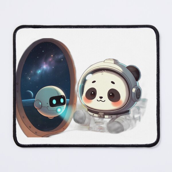Item preview, Cute Space Panda Astronaut RuRu — Kawaii Panda in Space designed and sold by PandaInkDQT.