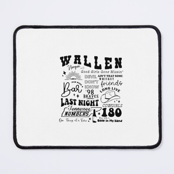 Item preview, Morgan Wallen Country Hits Vintage Western Typography Graphic designed and sold by Linhvocraig.