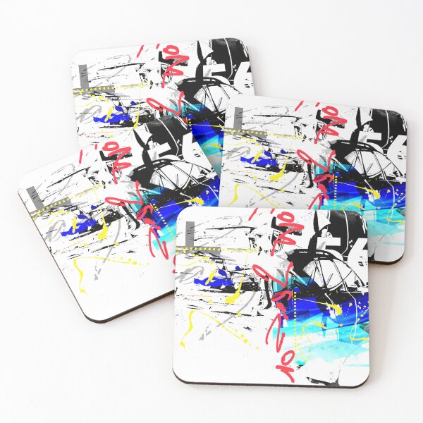 Item preview, Colorful fast car design card designed and sold by ZebEddy.