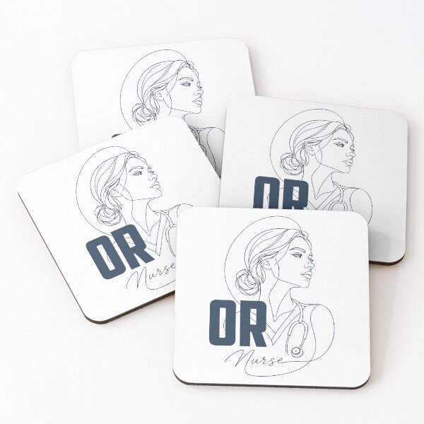 Item preview, OR Nurse Line Art — Operating Room Nurse Gift | Aesthetic RN Portrait Shirt designed and sold by KiwyStudio.