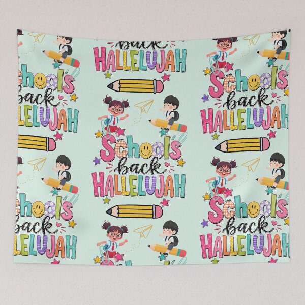 Item preview, School's Back Hallelujah Funny Back to School designed and sold by Szpaku desart .