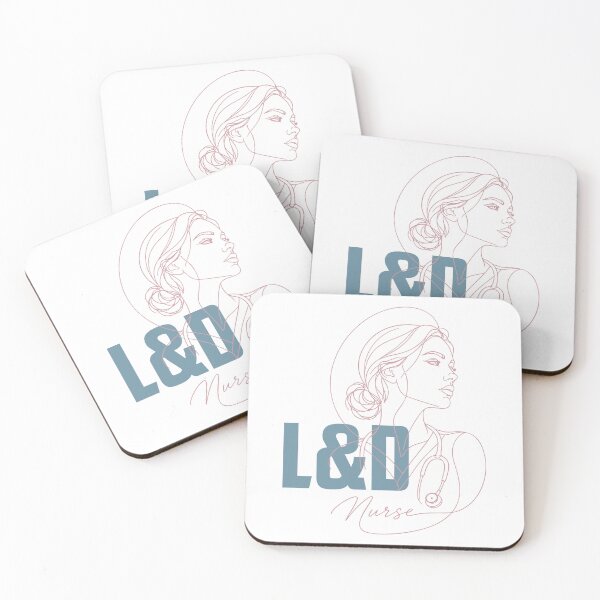 Item preview, L&D Nurse Line Art — Labor and Delivery Nurse Gift | Aesthetic RN Portrait Shirt designed and sold by KiwyStudio.