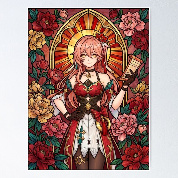 Item preview, Stained Glass Guinaifen designed and sold by Thunderbelts.