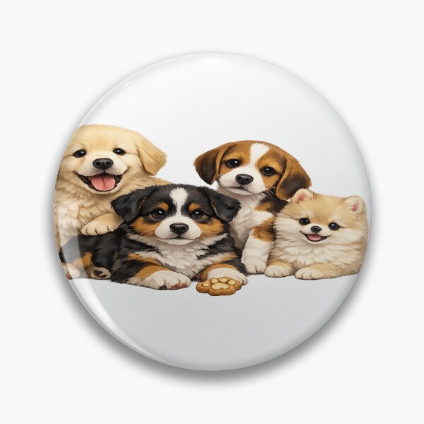 Item preview, Cute Puppy Squad | Adorable Puppies Illustration | Dog Lover Gift designed and sold by 4kabishop4.