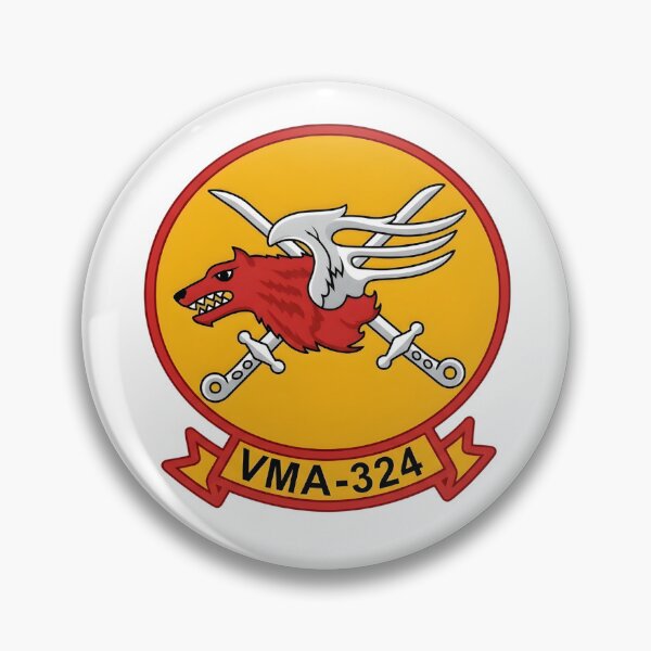 Item preview, US Marine Corps VMA-324 Vagabonds Squadron Patch designed and sold by CharlieDesings.