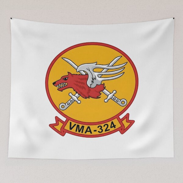 Item preview, US Marine Corps VMA-324 Vagabonds Squadron Patch designed and sold by CharlieDesings.
