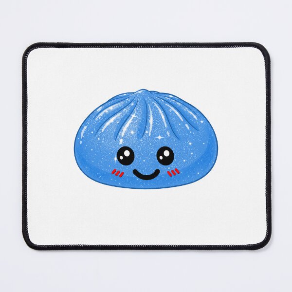 Item preview, Kawaii Rainbow Dumpling squishy Bao raviolo light blue designed and sold by made4K.