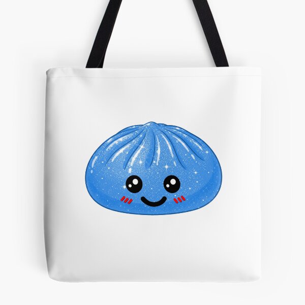 Item preview, Kawaii Rainbow Dumpling squishy Bao raviolo light blue designed and sold by made4K.