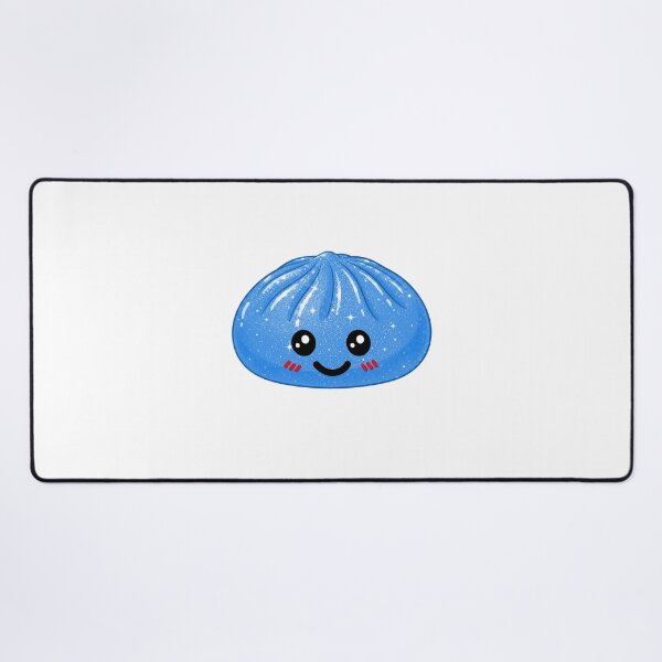 Item preview, Kawaii Rainbow Dumpling squishy Bao raviolo light blue designed and sold by made4K.