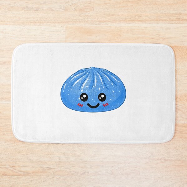 Item preview, Kawaii Rainbow Dumpling squishy Bao raviolo light blue designed and sold by made4K.
