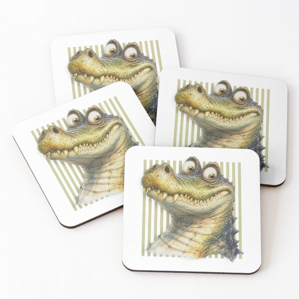 Item preview, Funny Alligator - Cartoon Funny Illustration  designed and sold by Wilcox PhotoArt.