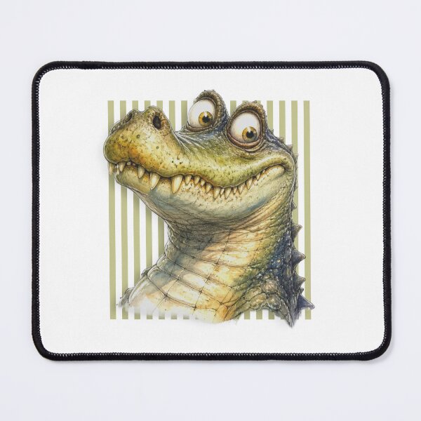 Item preview, Funny Alligator - Cartoon Funny Illustration designed and sold by Wilcox PhotoArt.