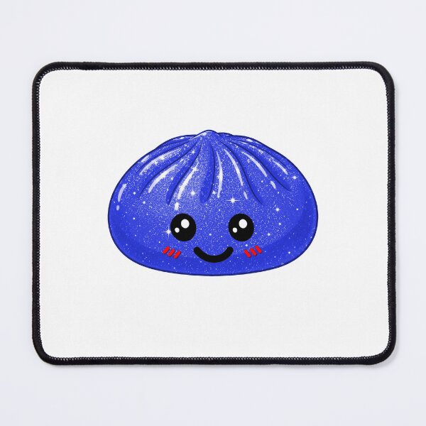 Item preview, Kawaii Rainbow Dumpling squishy Bao raviolo blue designed and sold by made4K.