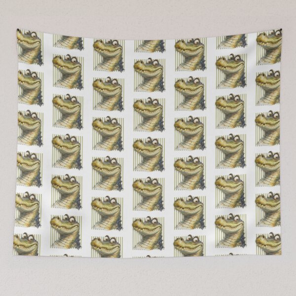 Item preview, Funny Alligator - Cartoon Funny Illustration  designed and sold by Wilcox PhotoArt.