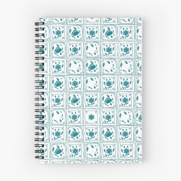 Item preview, Blue Flower Tiles Pattern designed and sold by ArkangelMerici.