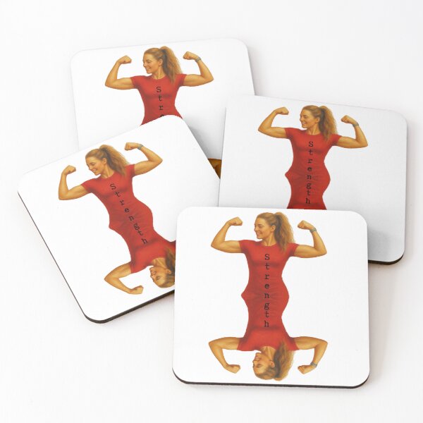 Item preview, Strength Female Fitness Playing Card Style Gym Motivation Art designed and sold by RDproject.