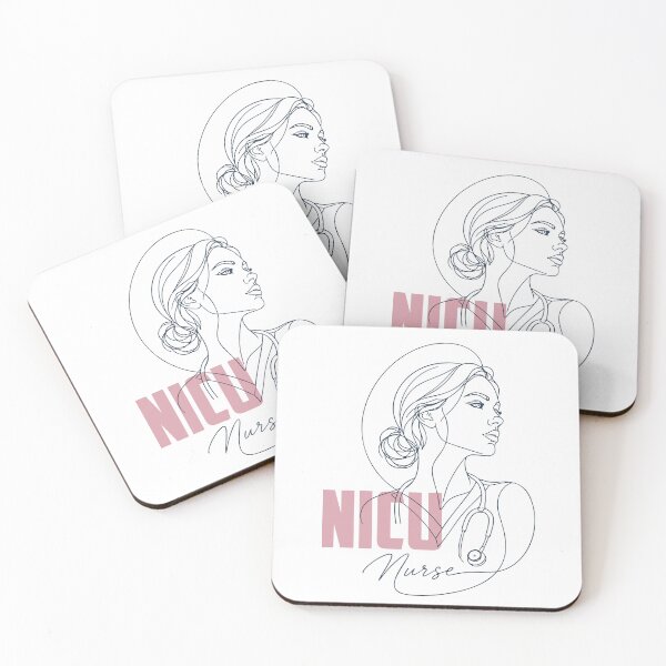 Item preview, NICU Nurse Line Art — Neonatal Nurse Gift | NICU RN Clock Aesthetic Nurse Portrait designed and sold by KiwyStudio.
