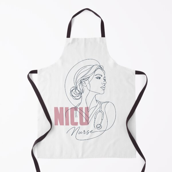 Item preview, NICU Nurse Line Art — Neonatal Nurse Gift | NICU RN Clock Aesthetic Nurse Portrait designed and sold by KiwyStudio.
