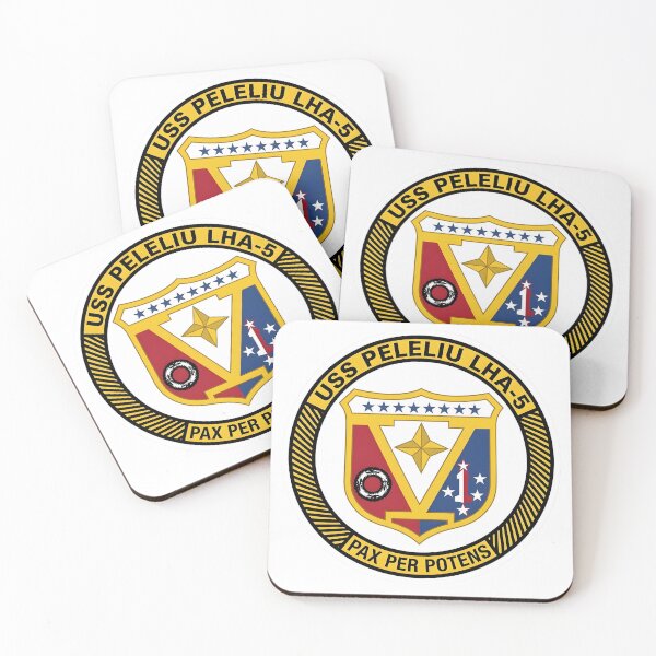 Item preview, US Navy USS Peleliu LHA-5 Amphibious Assault Ship Crest Patch designed and sold by CharlieDesings.