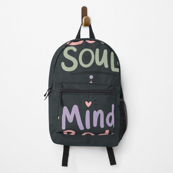 Item preview, Mind Body Soul Cute Wellness Typography | Minimal Pastel Self Care Aesthetic Design designed and sold by Sanika arts .