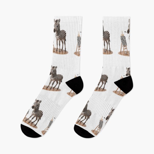 Item preview, Little Zebra Painting Stripes designed and sold by Helenaphotoart.