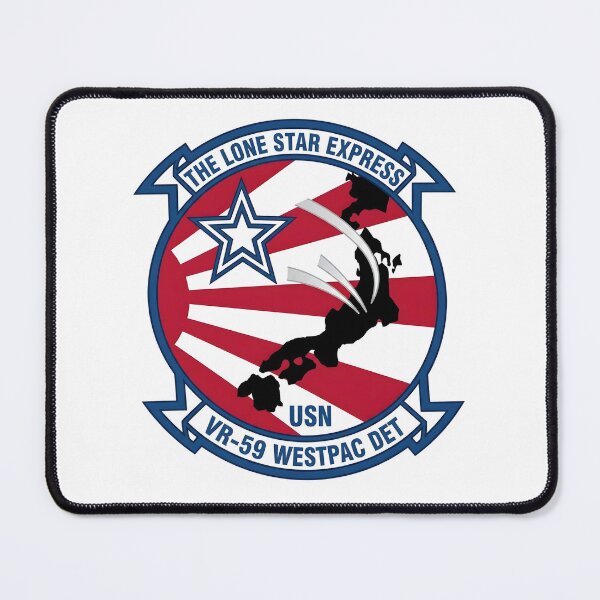 Item preview, US Navy VR-59 Lone Star Express WESTPAC Detachment Patch designed and sold by CharlieDesings.