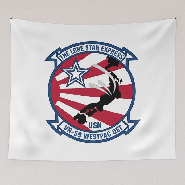 Item preview, US Navy VR-59 Lone Star Express WESTPAC Detachment Patch designed and sold by CharlieDesings.
