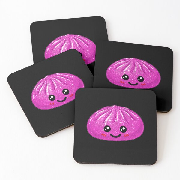 Item preview, Kawaii Rainbow Dumpling squishy Bao raviolo fucsia designed and sold by made4K.