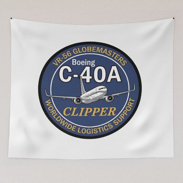 Item preview, US Navy VR-56 Globemasters C-40A Clipper Patch designed and sold by CharlieDesings.