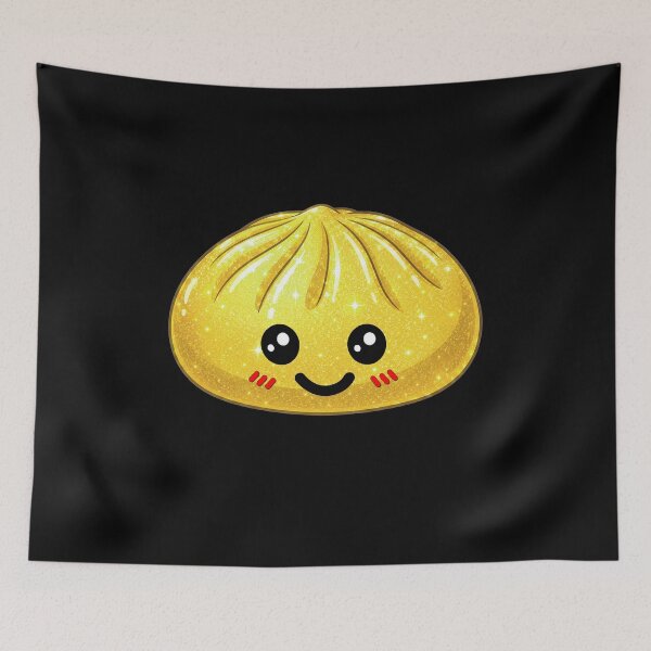 Item preview, Kawaii Rainbow Dumpling squishy Bao raviolo yellow designed and sold by made4K.