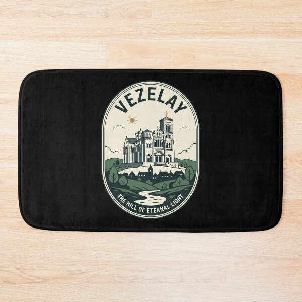 Item preview, Vezelay France Vintage Travel Emblem Basilica designed and sold by k3rstman1.